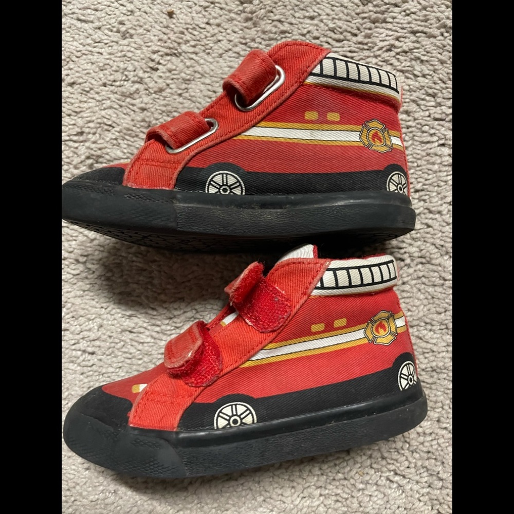 Cat & Jack fire engine shoe